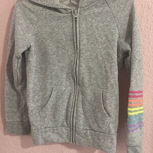 Children's Place Hoodie for girls. Grey, size 7 - 8